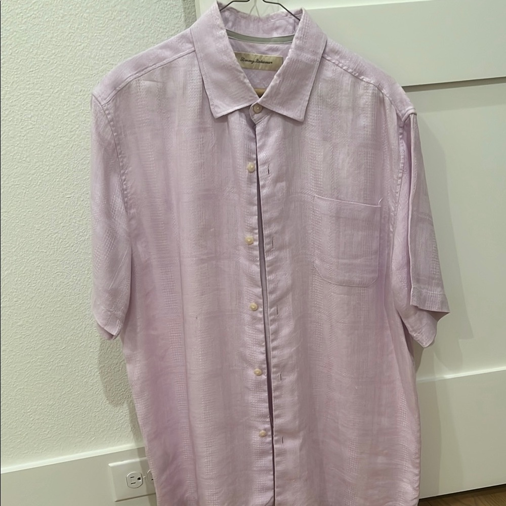 Lavender Short Sleeve Men's Shirt
